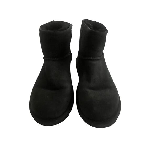 UGG Classic Mini II Boots Black •Women 7•Slip On Lined Ankle Winter 1016222 $170 - Picture 11 of 13